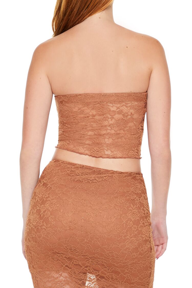 Lace Cropped Tube Top | Forever 21 Women