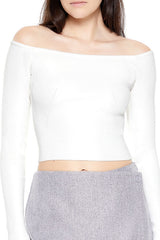 Cropped Off-the-Shoulder Sweater | Forever 21 Women