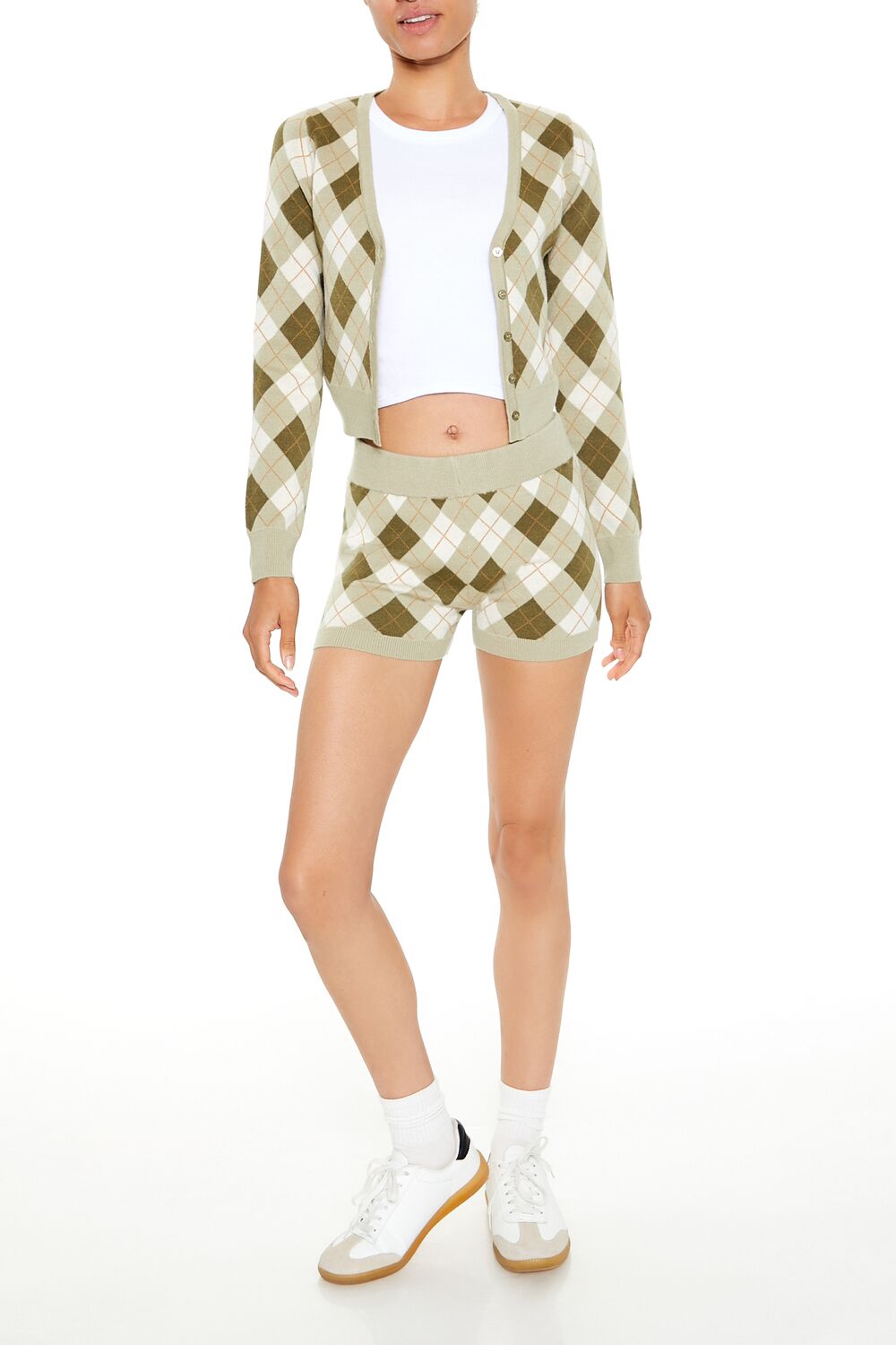 Argyle Cardigan Sweater | Forever 21 Women