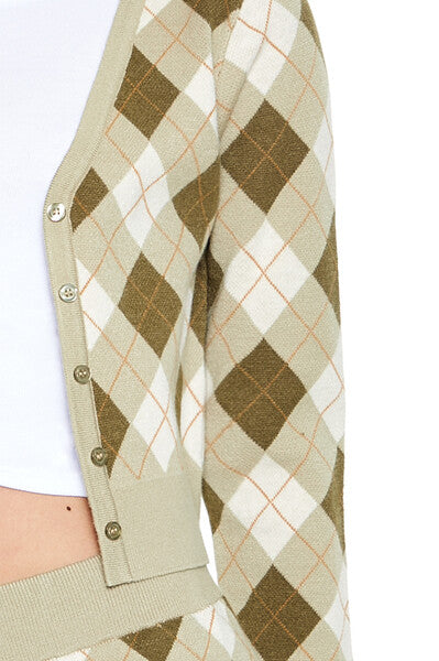 Argyle Cardigan Sweater | Forever 21 Women