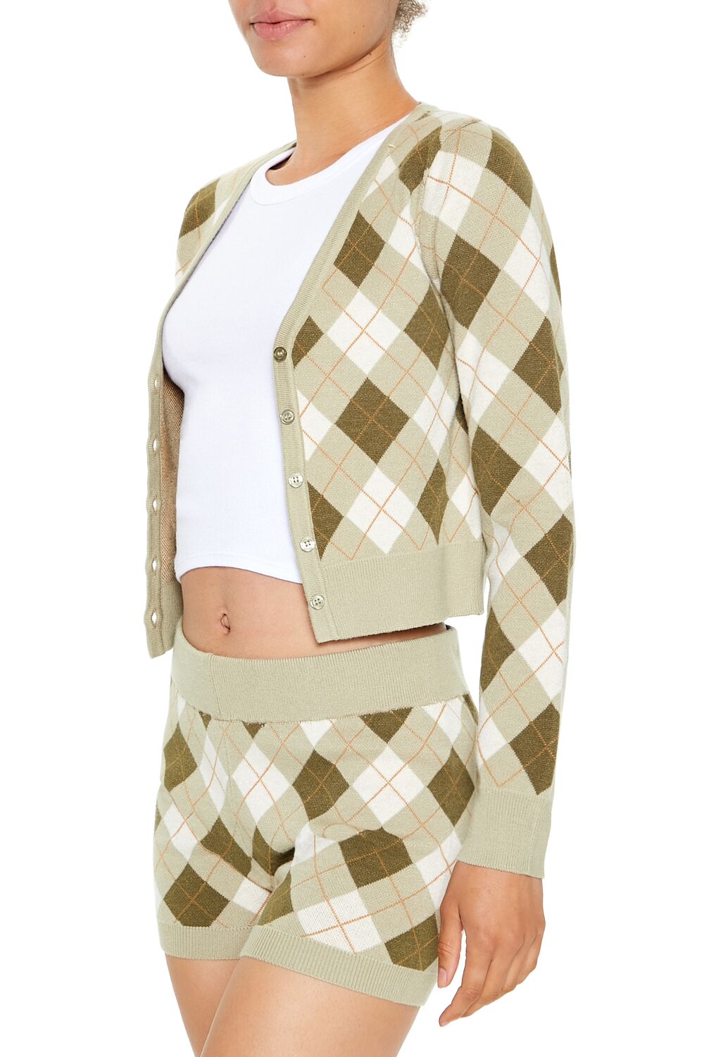 Argyle Cardigan Sweater | Forever 21 Women