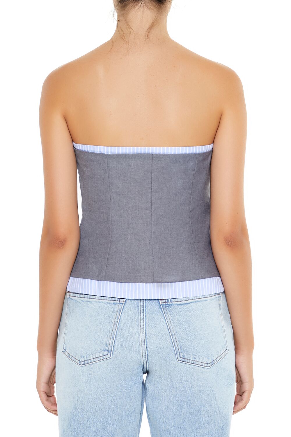 Striped-Trim Tube Top | Forever 21 Women