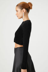 Cropped Long-Sleeve Sweater | Forever 21 Women