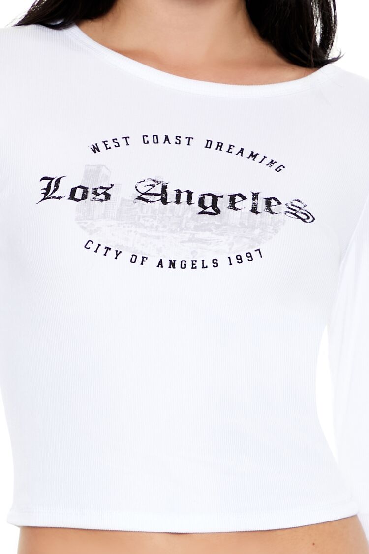 Los Angeles Cropped Tee | Forever 21 Women