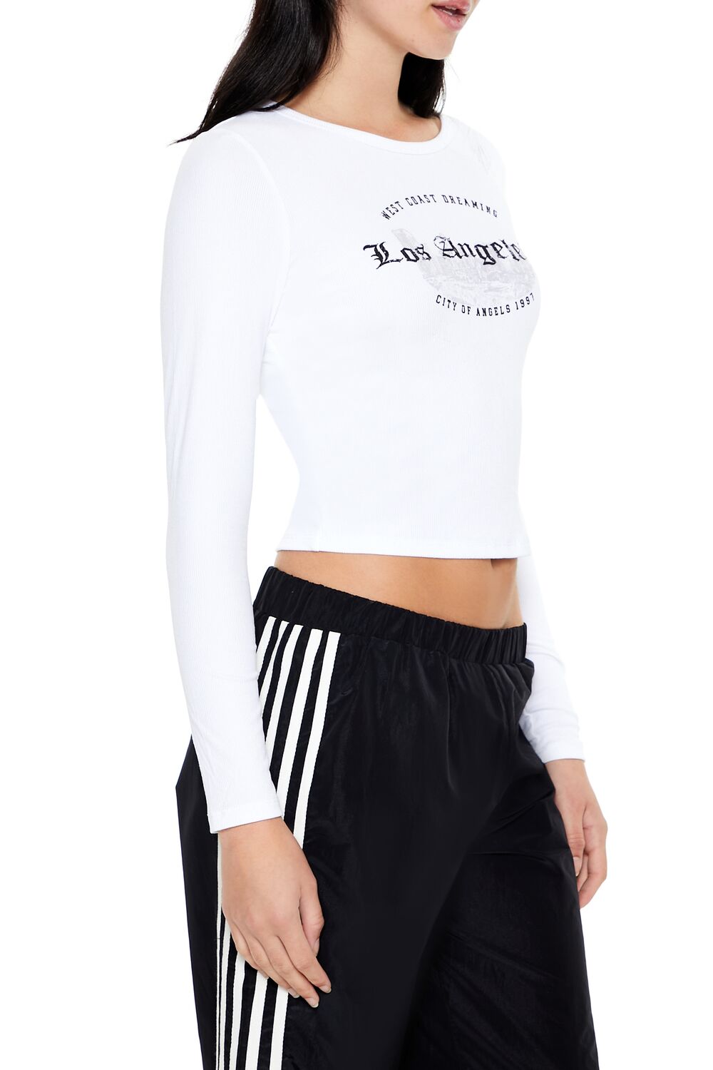 Los Angeles Cropped Tee | Forever 21 Women