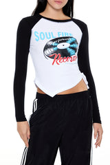 Soul Fire Records Raglan Tee | Forever 21 Women