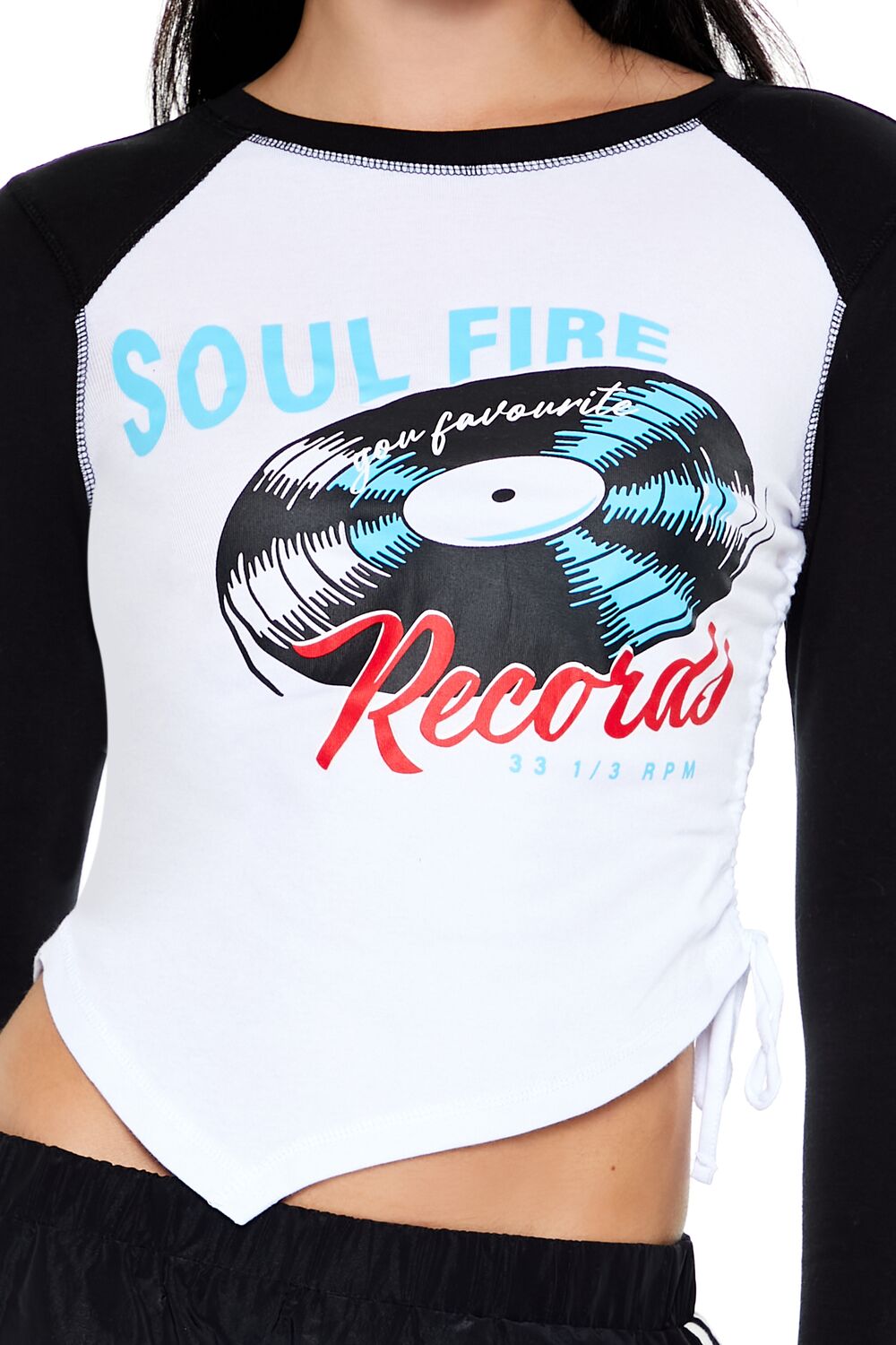 Soul Fire Records Raglan Tee | Forever 21 Women