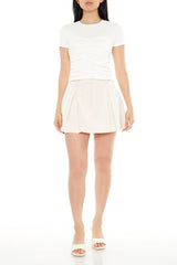 Ruched Crew Tee | Forever 21 Women