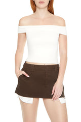 Off-the-Shoulder Fitted Top | Forever 21 Women
