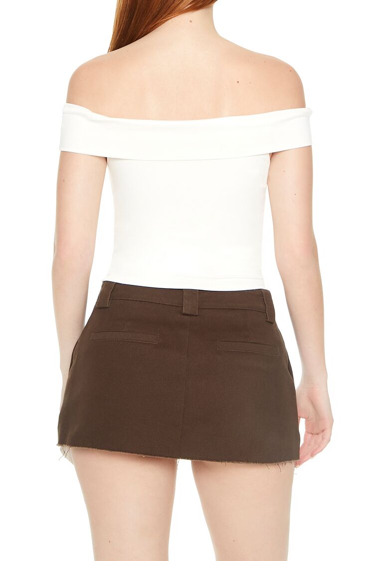 Off-the-Shoulder Fitted Top | Forever 21 Women
