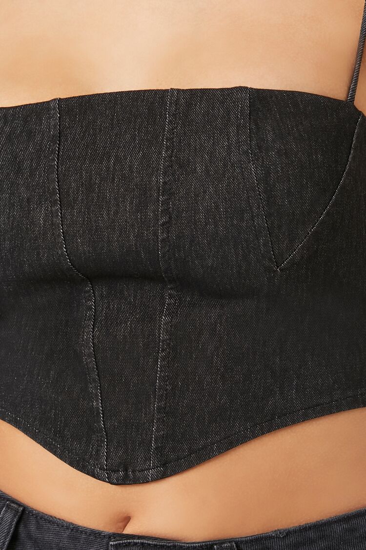 Denim Cropped Cami | Forever 21 Women