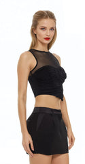 Ruched V-Hem Crop Top | Forever 21 Women