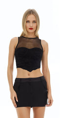 Ruched V-Hem Crop Top | Forever 21 Women
