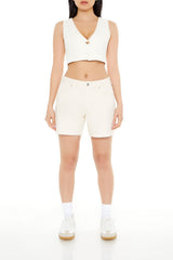 Sleeveless Linen-Blend Crop Top | Forever 21 Women