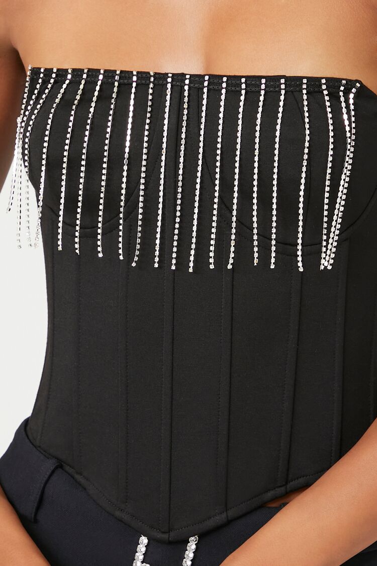 Rhinestone Fringe Tube Top | Forever 21 Women