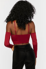 Bustier Open-Shoulder Crop Top | Forever 21 Women