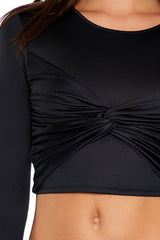Contour Sculpt Twisted Crop Top | Forever 21 Women