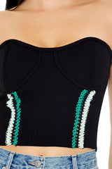 Embroidered Sweater-Knit Tube Top | Forever 21 Women