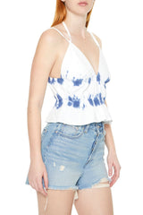 Tie-Dye Halter Flounce Cami | Forever 21 Women