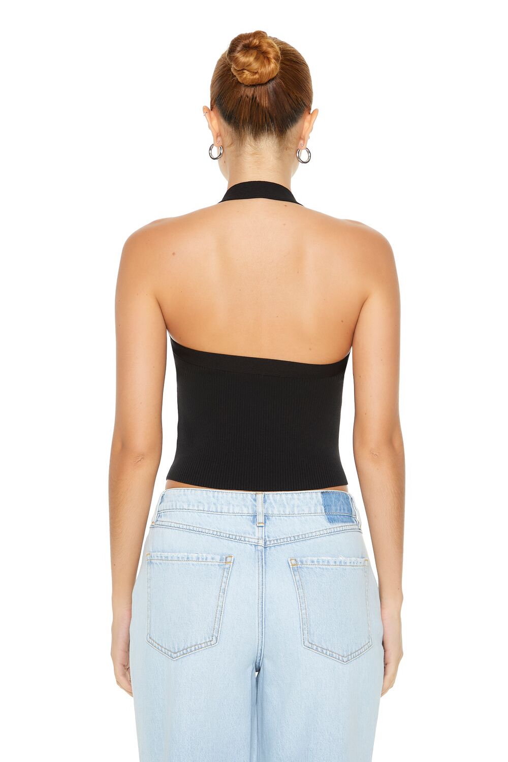 Sweater-Knit Bustier Halter Top | Forever 21 Women