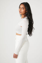 Super Cropped Sweater-Knit Top | Forever 21 Women