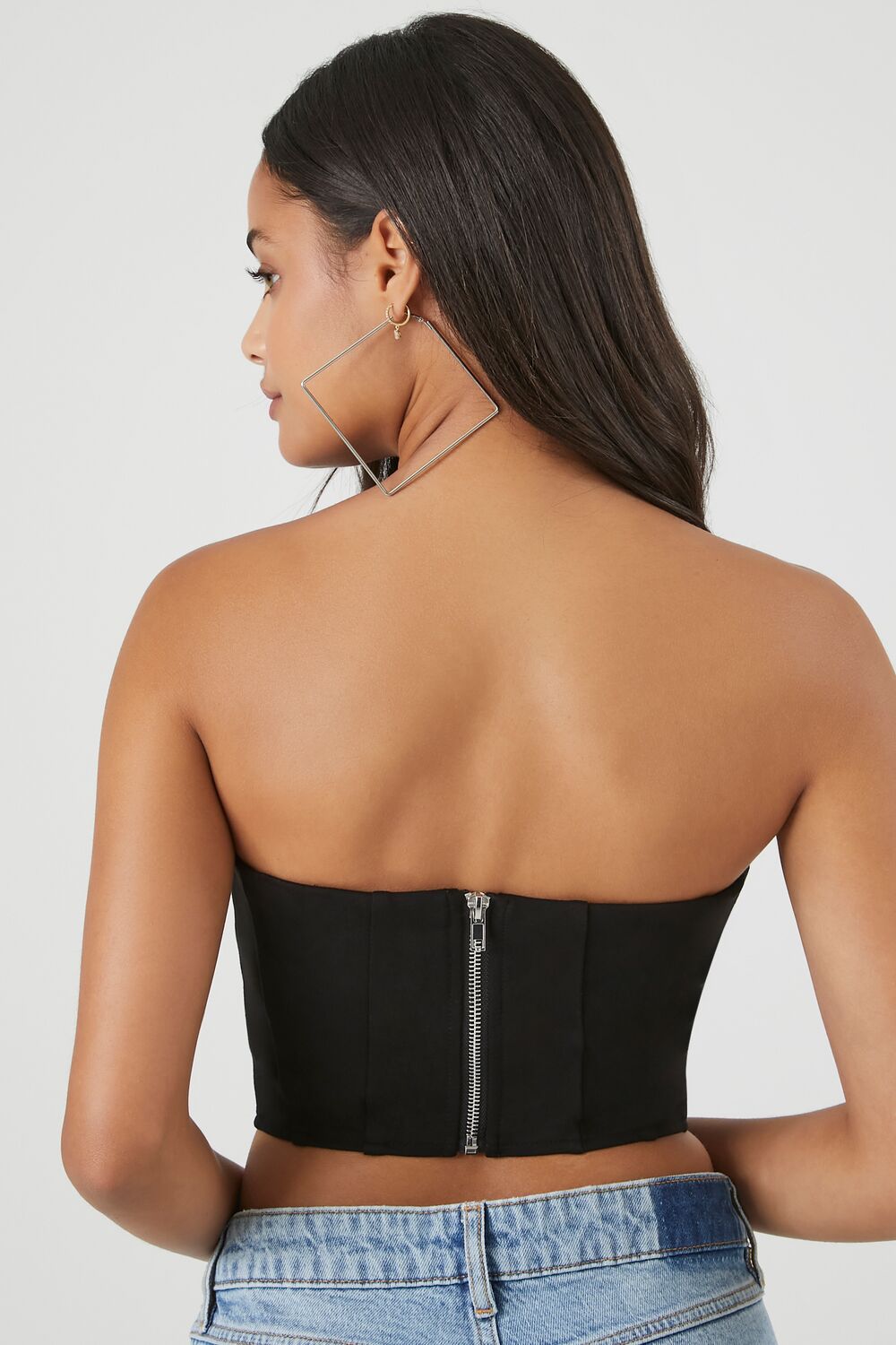 Hook-and-Eye Cropped Tube Top | Forever 21 Women