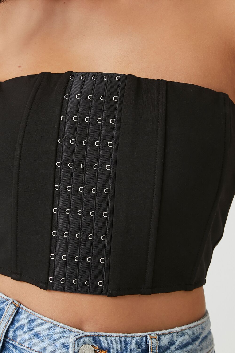 Hook-and-Eye Cropped Tube Top | Forever 21 Women