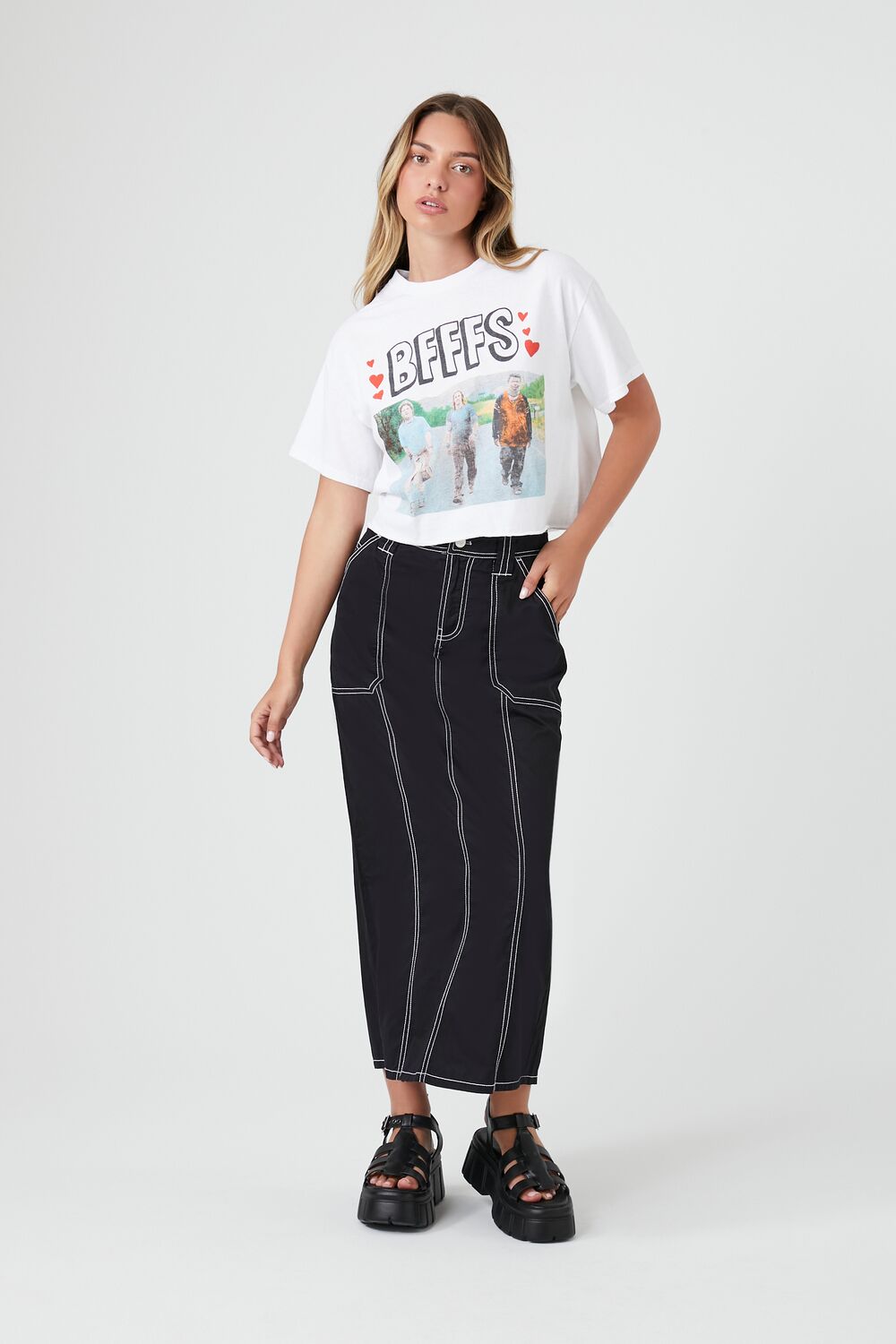 Cropped BFFFS Graphic Tee | Forever 21 Women