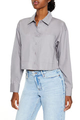 Cotton Long-Sleeve Shirt | Forever 21 Women