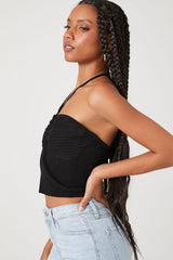 Sweater-Knit Halter Crop Top | Forever 21 Women