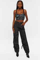Marble Bustier Crop Top | Forever 21 Women