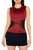 BURGUNDY/BLACK