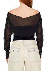 Sheer Chiffon Crop Top | Forever 21 Women
