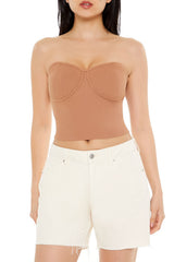 Sweater-Knit Bustier Tube Top | Forever 21 Women