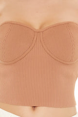 Sweater-Knit Bustier Tube Top | Forever 21 Women