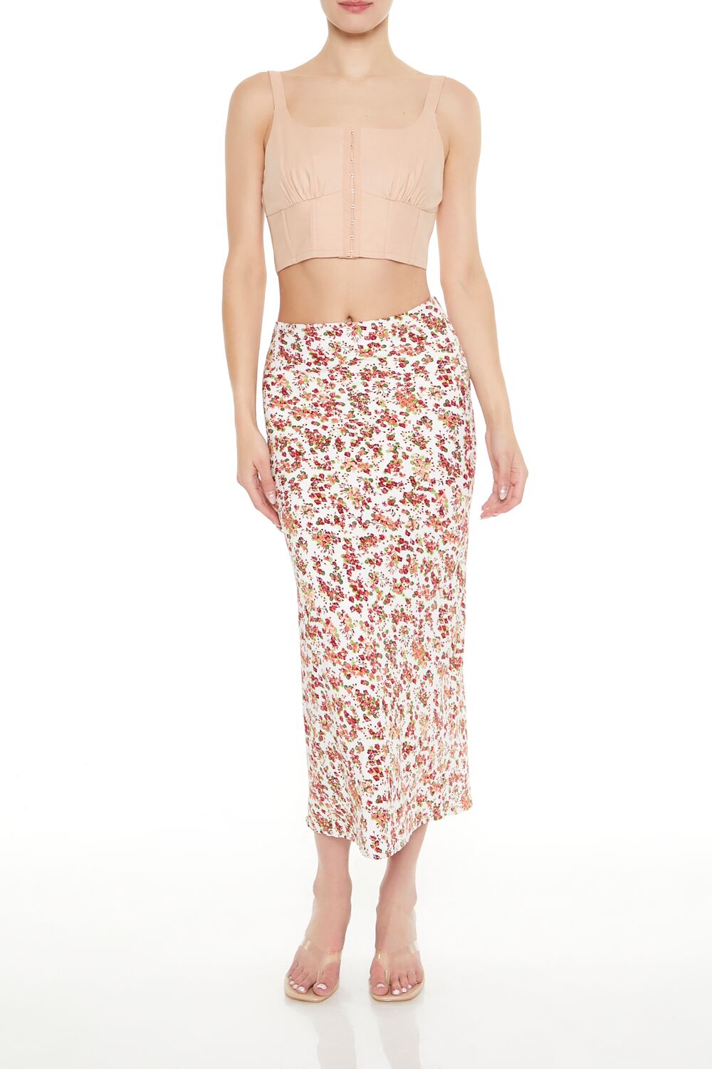 Hook-&-Eye Corset Crop Top | Forever 21 Women