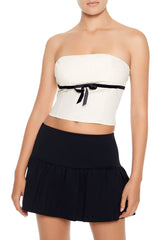 Bow Cropped Tube Top | Forever 21 Women