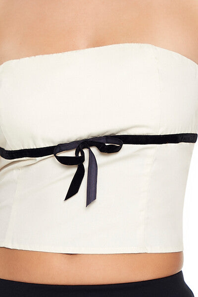 Bow Cropped Tube Top | Forever 21 Women