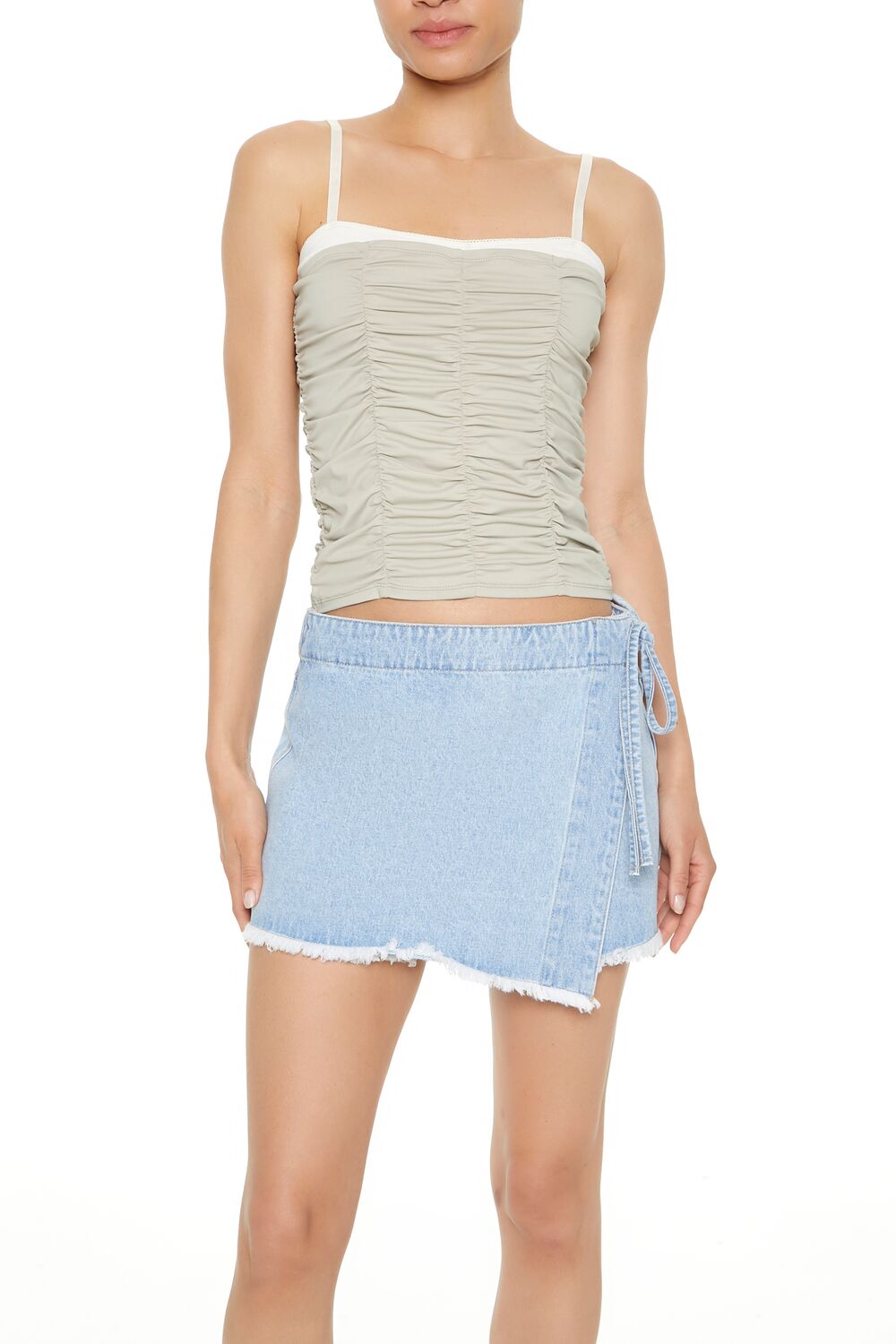 Colorblock Ruched Cami | Forever 21 Women
