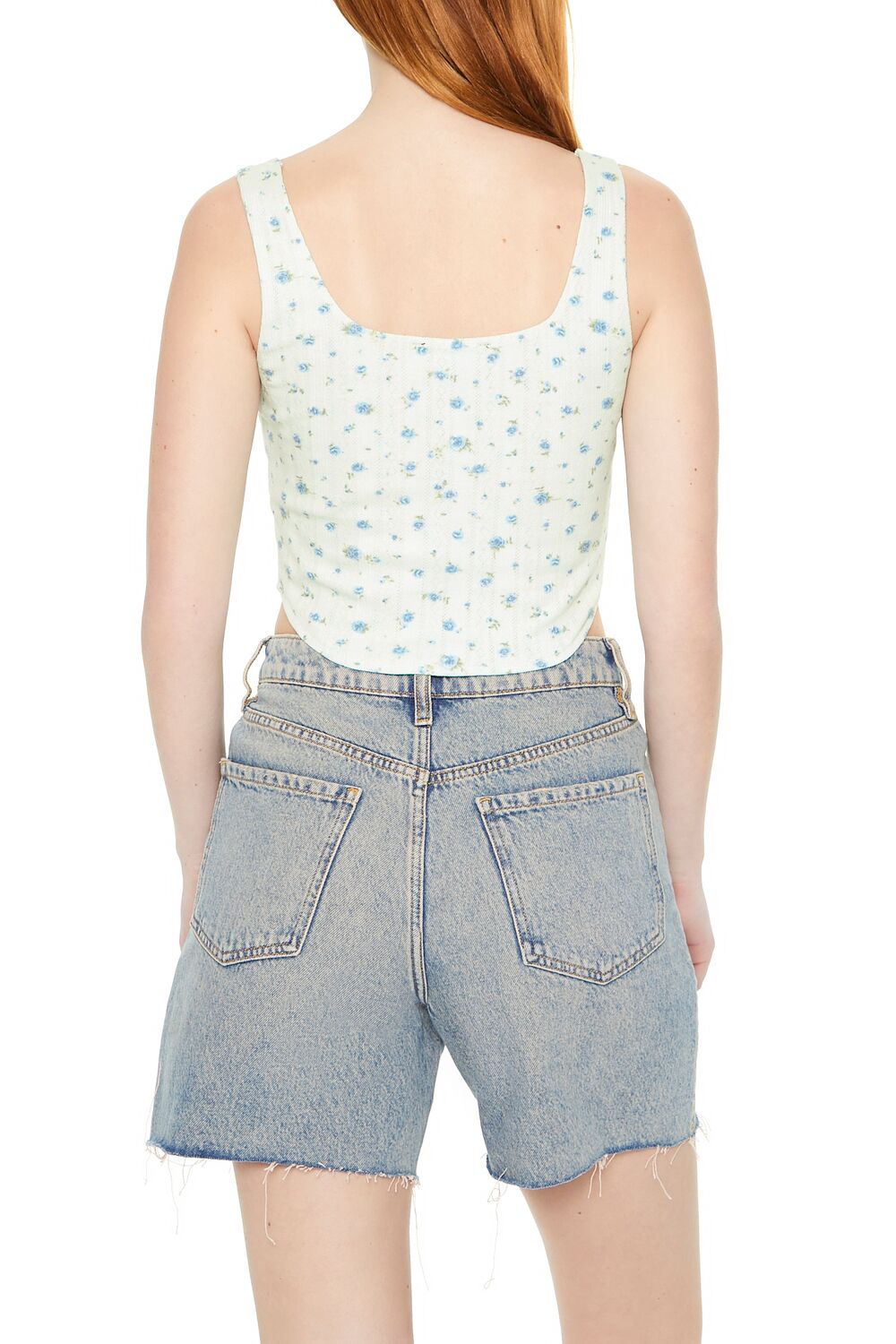 Cropped Floral Print Tank Top | Forever 21 Women