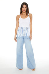 Crochet Sweater-Knit Fringe Cami | Forever 21 Women