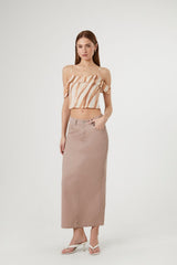 Marble Print Open-Shoulder Top | Forever 21 Women