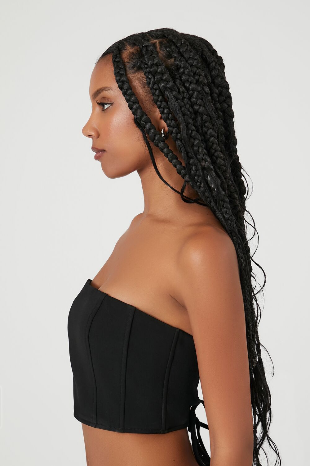 Cropped Lace-Up Tube Top | Forever 21 Women