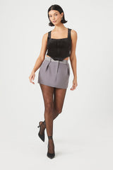 Velvet Bustier Cropped Tank Top | Forever 21 Women