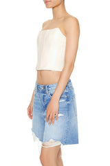 Cropped Faux Leather Tube Top | Forever 21 Women