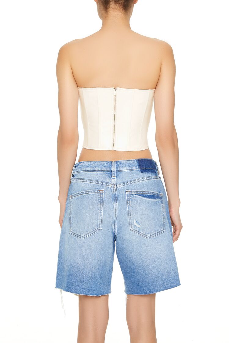 Cropped Faux Leather Tube Top | Forever 21 Women