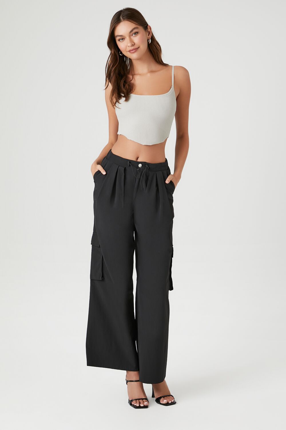 Sweater-Knit Cropped Cami | Forever 21 Women