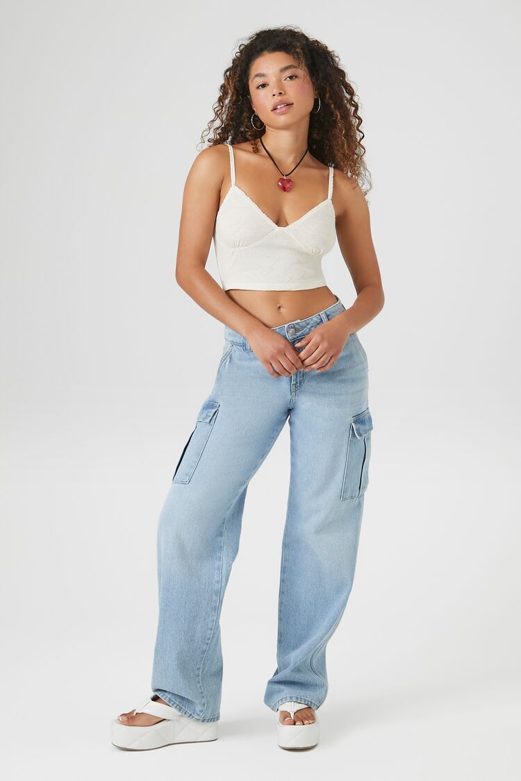 Cropped Rib-Knit Cami | Forever 21 Women