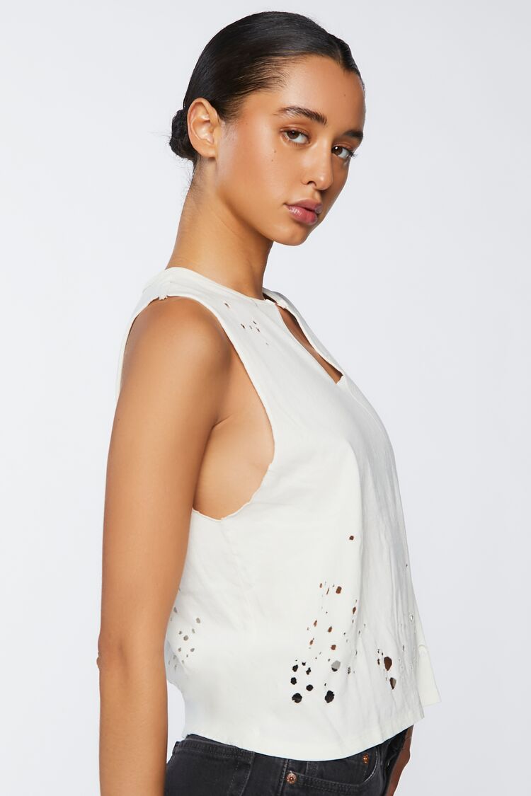 Distressed Muscle Tee | Forever 21 Women