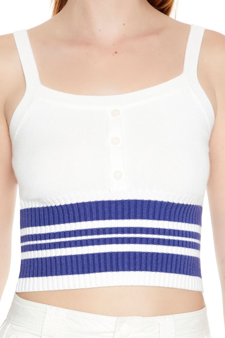 Striped Sweater-Knit Tank Top | Forever 21 Women